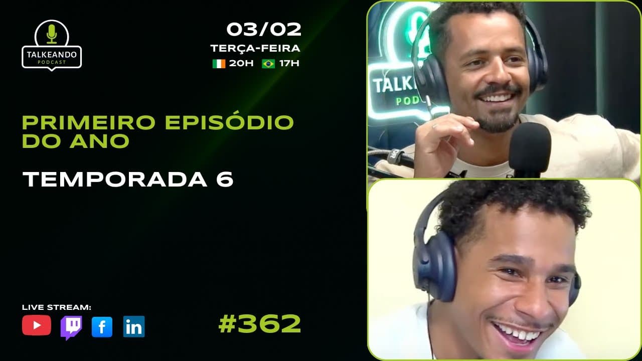 ESTAMOS DE VOLTA – TALKEANDO PODCAST #362